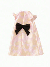 Balabala Children's Dress, Summer Wear, Girls' Sweet Princess Dress, Girls' Elegant Style, Baby A-Line Dress